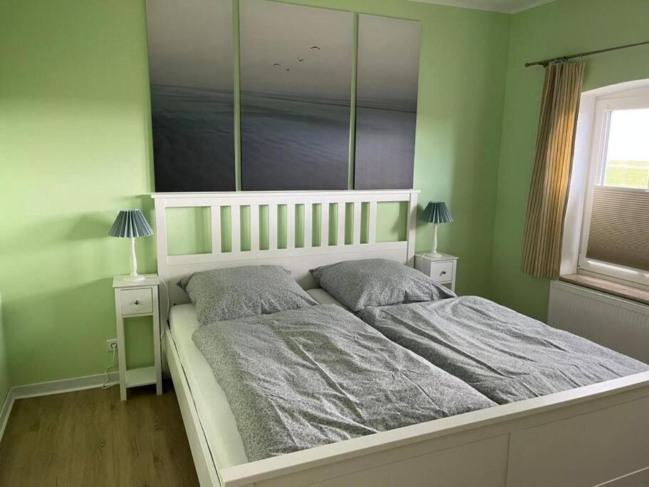 Nordsee Ferienwohnung Utspann Uelvesbull Bagian luar foto
